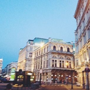magical Vienna at night